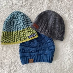 Women’s Beanies - lot of 3 - Patagonia Dakine CC